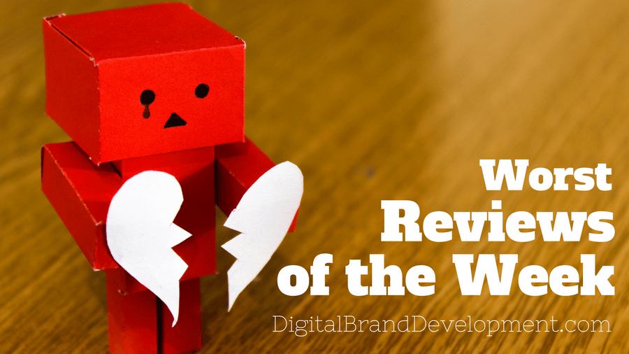 Worst Reviews of the Week! Nov-16-2016